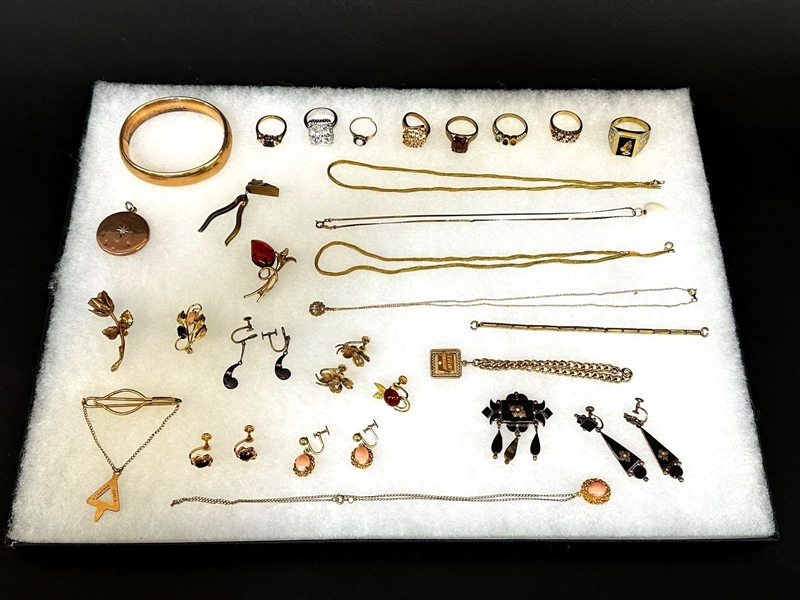 Group of Gold Filled Jewelry
