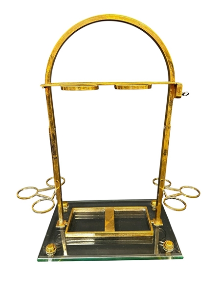 Spanish Brass & Crystal Tantalus