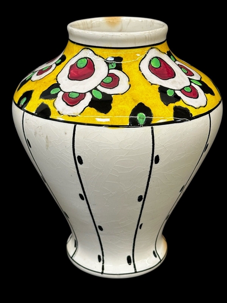 Belgium Art Deco Boche Vase 