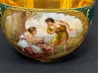 Royal Vienna Cup with Handle Gold Wash Bowl