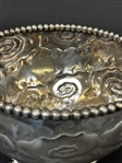 Derby Quadruple Silver Plate Hand Hammered Footed Bowl