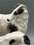 Goldscheider Austria Borzoi Dogs Porcelain Figurine