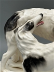 Goldscheider Austria Borzoi Dogs Porcelain Figurine