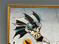Batman and Robin Lithograph Davco Pilgrim Wood Products 1966