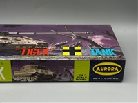 Aurora German Tiger WWII Tank Plastic Assembly Kit 1/4 Model New in Box