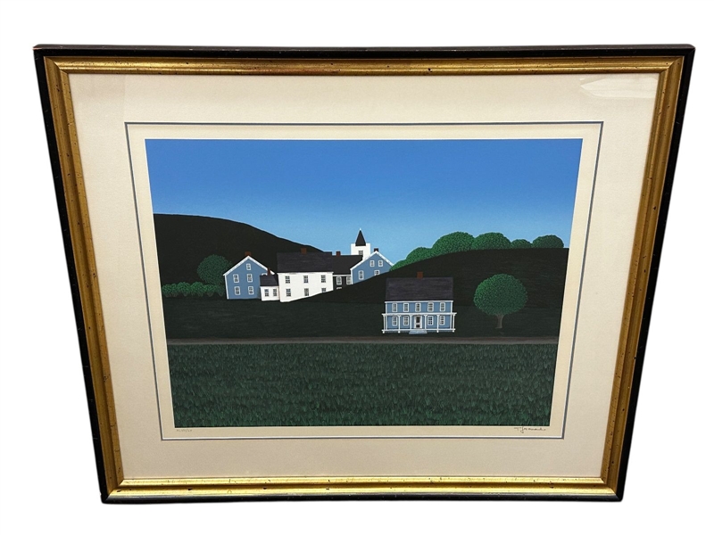 Theodore Jeremenko Serigraph "Beyond the Meadow"