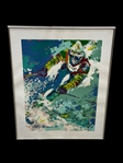Leroy Nieman Print "Downhill Skier" 1980