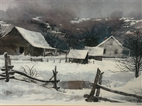 Michael Sloan Lithograph Foothills 