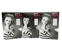 (3) 35th Anniversary Barbie Dolls NIB