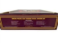 MTH Electric Trains Union Pacific Gas Turbine Diesel Engine Set NIB