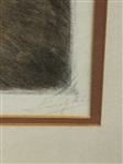 Hungarian School Print Politika Signed