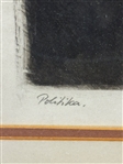 Hungarian School Print Politika Signed