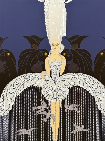 Erte (Romain de Tirtoff) Serigraph "Her Secret Admirers"