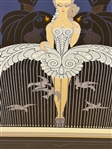 Erte (Romain de Tirtoff) Serigraph Her Secret Admirers