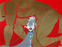 Erte (Romain de Tirtoff) Serigraph Samson and Delilah