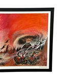 Barbara Remington Wilderness Lord of the Rings Poster of Middle Earth RARE 