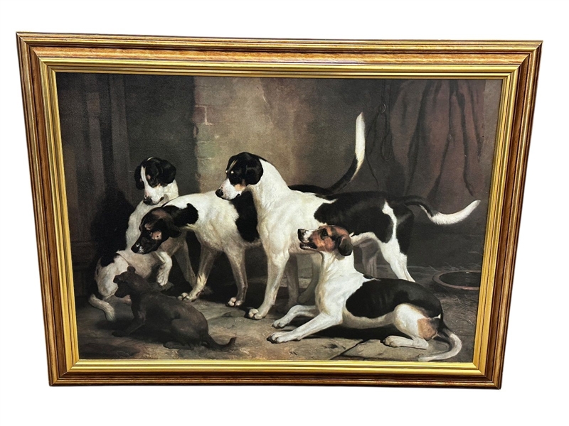 Print on Canvas Thomas Woodward "The Puckeridge Foxhounds"