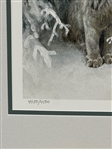 Robert Bateman S/N Lithograph Lynx in Snow