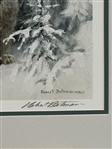 Robert Bateman S/N Lithograph Lynx in Snow
