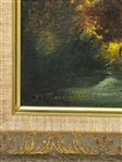 Oil on Canvas Landscape Scene Signed