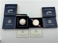 (2) 2009 Abraham Lincoln Commemorative Silver Dollars US Mint