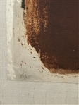 Johnny Friedlaender Abstract Lithograph S/N