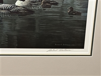 Robert Bateman S/N Lithograph Northern Reflections Loons