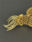 Victorian Gold Filled Slide Bracelet With Seed Pearls