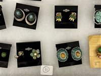 (20) Pairs of Vintage Jade, Nephrite Earrings