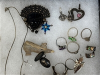 Group of Sterling Silver Jewelry