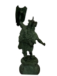 Bronzed Spelter Norse Viking Statue