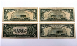 US Currency Group Including 1935 $1 Hawaii Silver Certificate