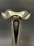 Sterling Silver Weighted Trumpet Vase