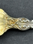 Whiting Lily Sterling Silver Cocktail Forks Gold Wash Tines
