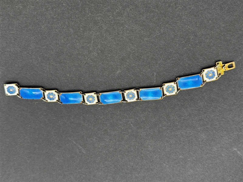 David Anderson Denmark Guilloche Sterling Silver Bracelet