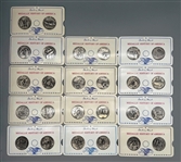 Complete Set Sterling Silver Medallic History of America from The Danbury Mint