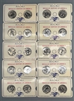 Complete Set Sterling Silver Medallic History of America from The Danbury Mint