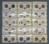 Complete Set Sterling Silver Medallic History of America from The Danbury Mint