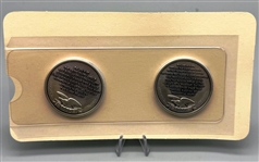 Complete Set Sterling Silver Medallic History of America from The Danbury Mint