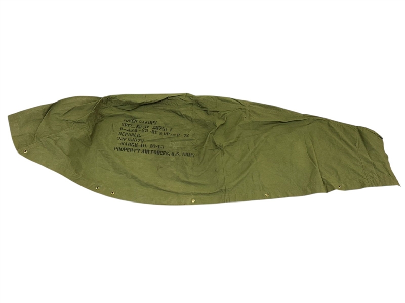 Original Republic P-47D Thunderbolt WWII Fighter Cockpit Cover: RARE 