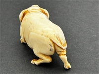 (21) Group of Antique Netsuke Figures: Karakuri, Katabori, Manju
