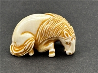 (21) Group of Antique Netsuke Figures: Karakuri, Katabori, Manju