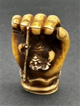 (21) Group of Antique Netsuke Figures: Karakuri, Katabori, Manju