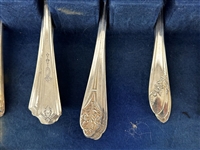 Group of Silver Plate Flatware Pieces Mixed Group