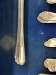 Group of Silver Plate Flatware Pieces Mixed Group