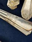 Group of Silver Plate Flatware Pieces Mixed Group