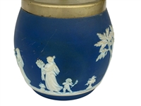 (3) Pieces Wedgwood, (1) Lefton Jasper Ware