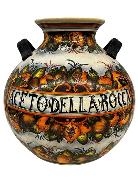 Italian Todella Rocca 2 Handled Bulbous Vessel