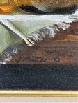 Joan Alex Potter (b.1935) Still Life Fruit Oil Painting Gilded Frame
