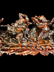 Chinese Boxwood Carved Figural Group 